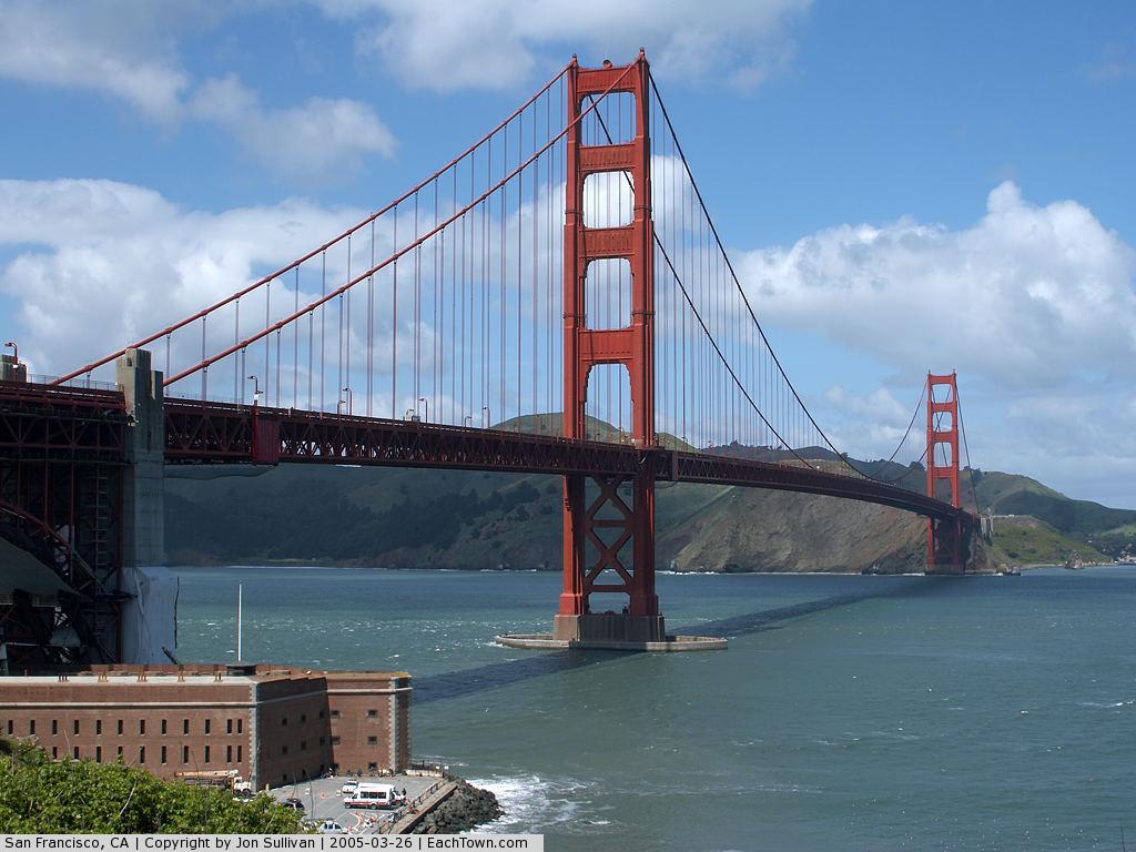  - The Golden Gate Bridge and Fort Point in San Francisco