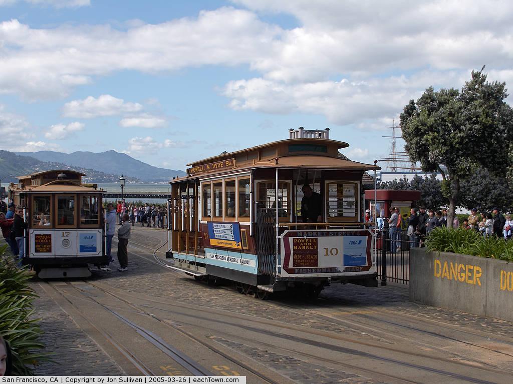  - San Francisco Trolley Cars near fisherman's wharf