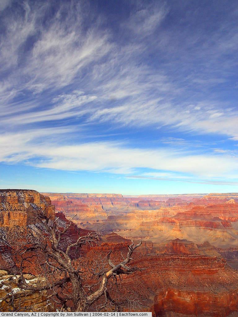  - From the rim of the Grand Canyon