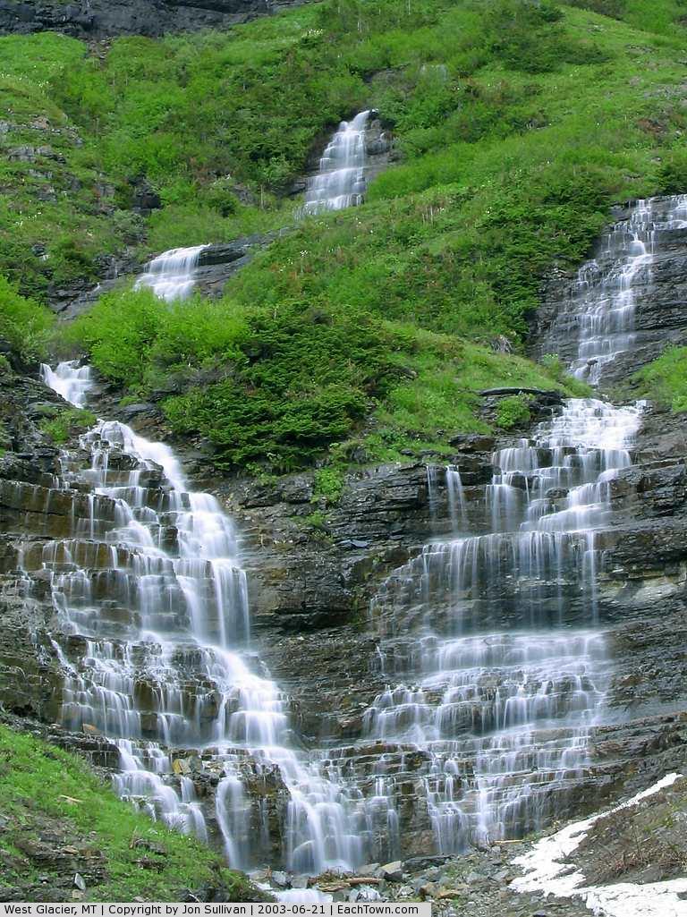  - Falls in Glacier National Park