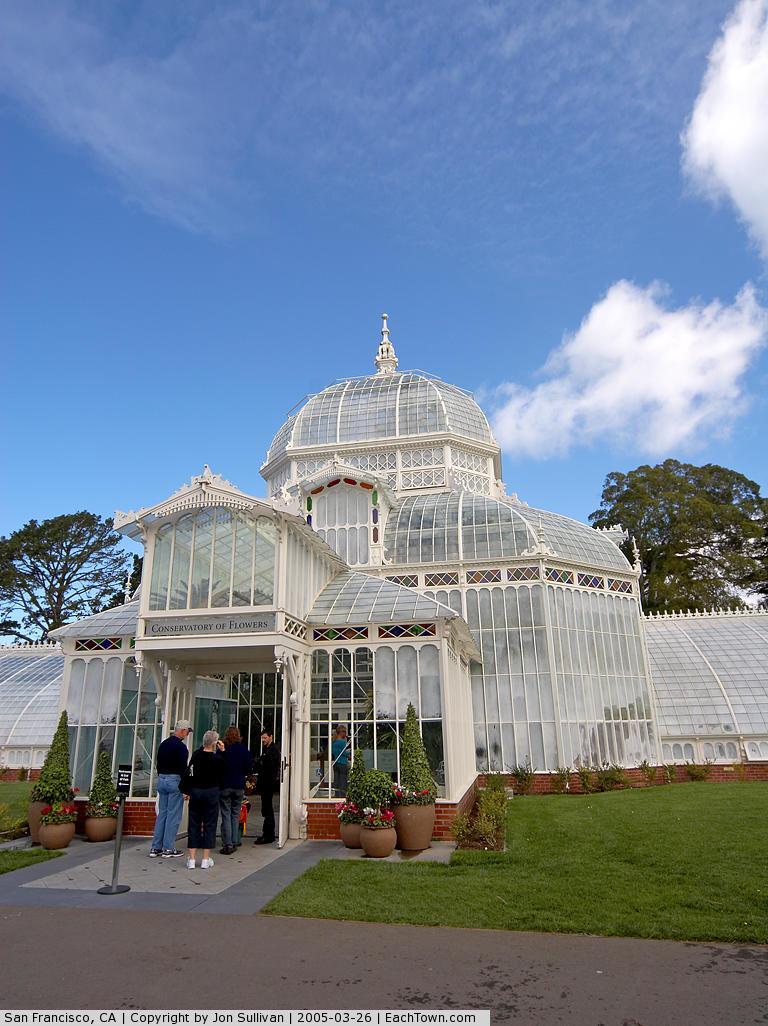  - Conservatory of Flowers in Golden Gate Park in San Francisco